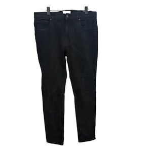 Everlane Mens black jeans 36 x 32 denim stretch skinny straight pants classic